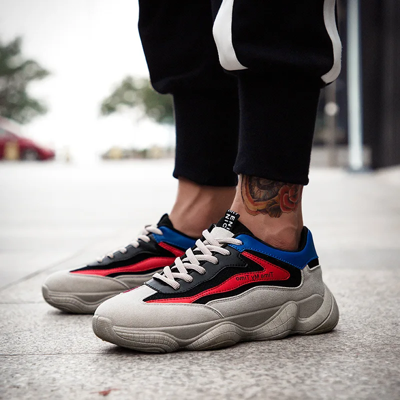 

Spring 2020 Ins Super Hot Single Shoes Men's Mesh Ventilation Wise Sports Running Casual Coconut Brand