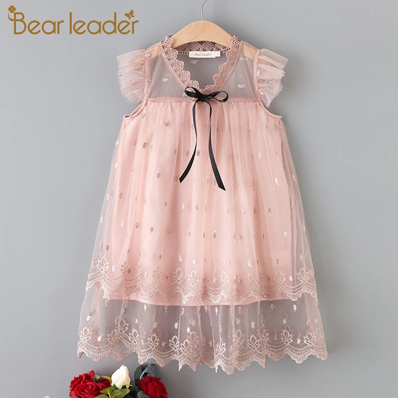 Bear Leader/платье-пачка для девочек детский праздничный костюм на свадьбу летняя