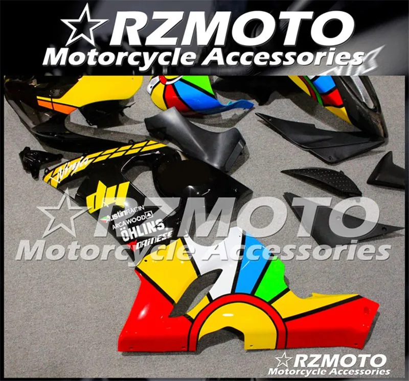 Мотоциклетный обтекатель abs Подходит для Kawasaki ZX6R 636 ZX-6R 2005 2006 корпусные детали пресс-форм Магазин № 0327