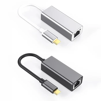 

USB-C3.0 Transform RJ45 1000 MB Multifunction Aluminium Alloy Network Card Converter with Indicator Light