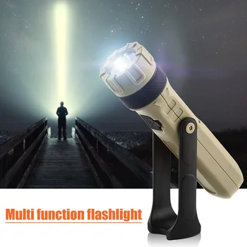 

Multifunction Waterproof Flashlight 3 Gear Foldable USB Portable Camping Lights Handheld Spotlight Lantern Flashlight