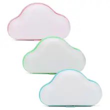 TWISTER.CK облако светодиодный Ночной светильник, 7 цветов, номер аварийная лампа для коридора Спальня гараж USB/AA Батарея двойной Питание