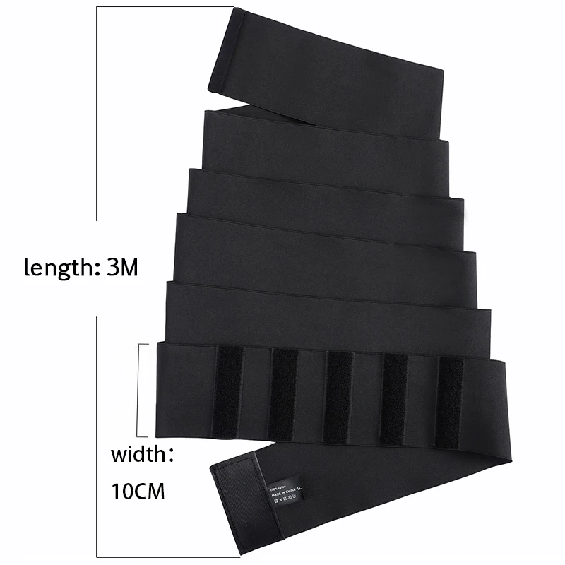 Latest Model Strap Waist Trainer Corset Body Shaper For Women Slimming Underwear Belly Tummy Wrap Sheath Shapewear With 5 Velcro full body shaper