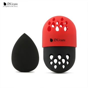 

DUcare 1PCS Makeup Sponge Cosmetic Puff Powder Puff Smooth Holder Carrying Case Make Up Tools Accessories Water-drop Shape