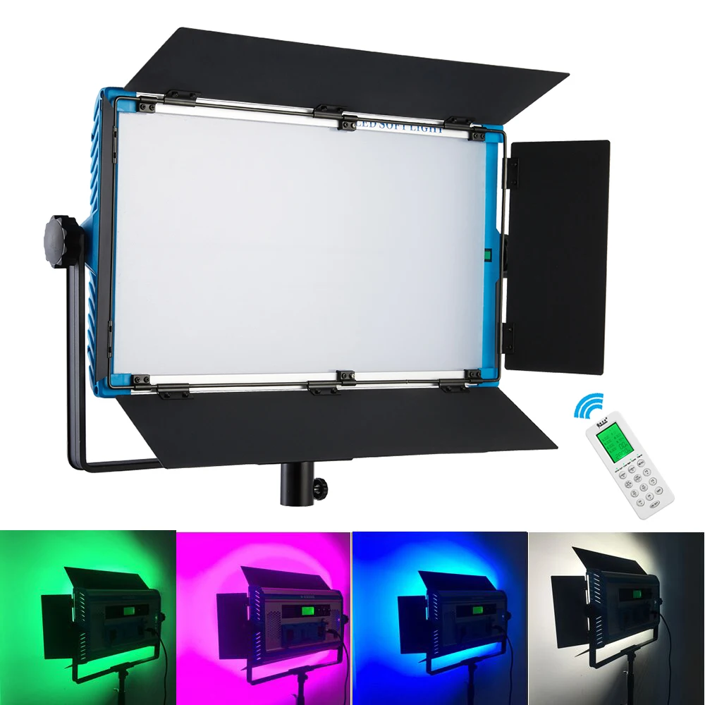 

RGB LED Video Studio Light 140W Yidoblo A-2200C Perfessional Panel Light Photography Lighting DMX Remote Control Soft Light