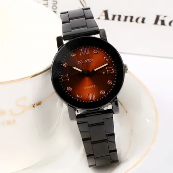 

Modern Fashion Reloj Mujer Black Quartz Watch Women Mesh Stainless Steel Bracelet Casual Wrist Watch for Woman Montre Femme