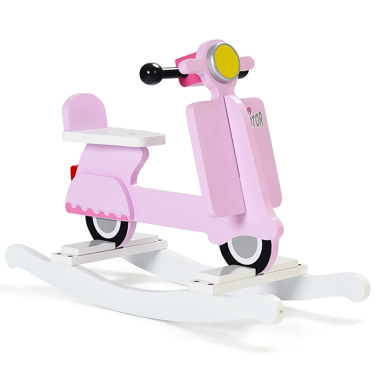Wooden Rocking Horse Kids Ride On Toy Motorcycle Rocker Chair Gift For Toddlers Rocking Horses Animals Aliexpress
