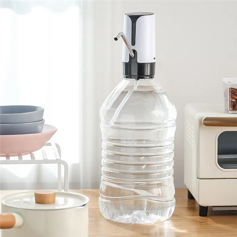 Мини Электрический диспенсер для воды, водяной насос, Диспенсер, USB перезаряжаемая бутылка для питья, силикон, подходит для галлонов