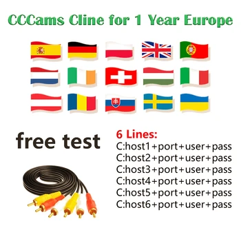 

1 year Europe Cccam Cline stable cccam cline for Europe spain portugal poland germany Satellite tv Receiver WIFI FULL HD DVB-S2
