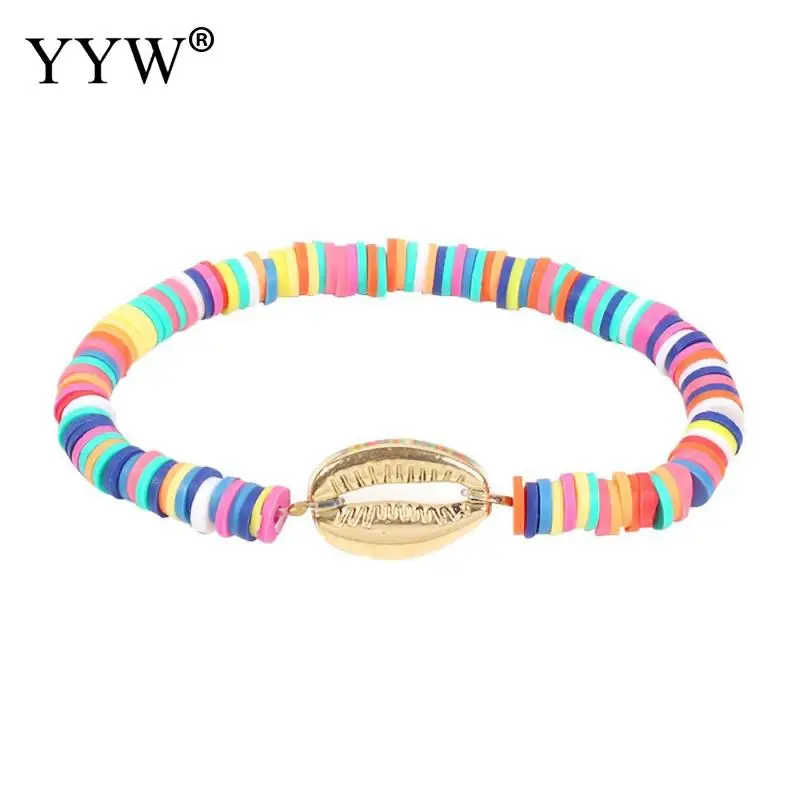 Желтые браслеты женские эластичные браслеты из искусственной кожи женские эмалированные круглые Модные Браслеты Лучшие Друзья женские браслеты с металлом