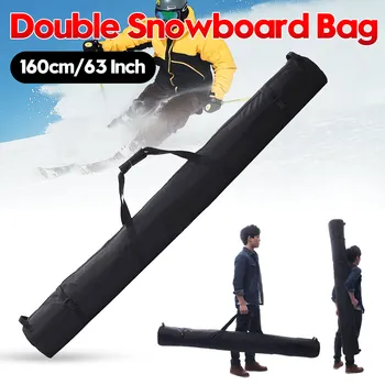 

160cm/63 Inch Snowboard Skiing Bag for Double Snowboard in Polyester Sport Snowboard Bag Ski Bag Snowboard Bag Skate Bag