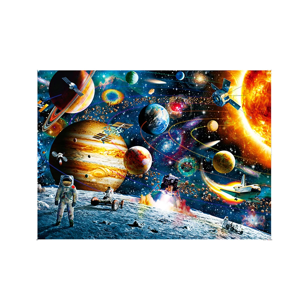 Home Stay Gift 1000 Pcs Jigsaw Puzzles Educational Toys Scenery Space Stars Puzzle Toy for Kids/Adults birthday | Дом и сад
