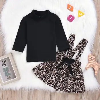 

2pcs Toddler Kid Baby Girl 0-4T Outfit Clothes Long Sleeve Sweater + Skirt Set