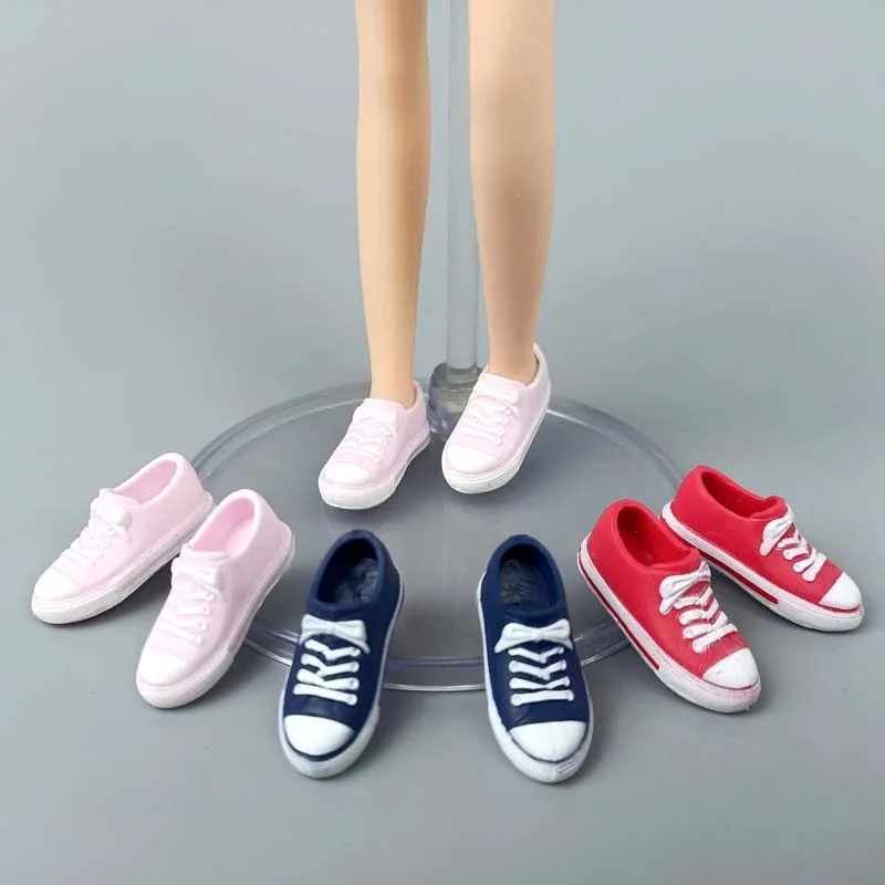3pairs/lot Fashion Sneakers For Barbie Doll Shoes Casual Doll Shoes For  Blythe Licca Doll Shoes For Momoko 1/6 Doll Accessories