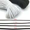 1mm 1.5mm 2mm 3mm 4mm White Black Round Elastic Bands Rubber Stitching Rope Tape Cord Wedding for DIY Sewing Clothes Accessories ► Photo 2/6