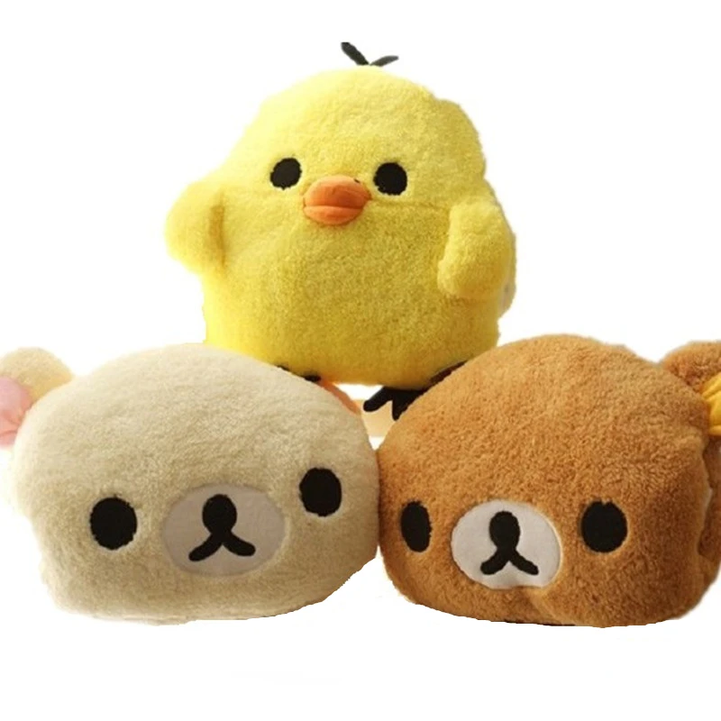 Милые Rilakkuma Yello цыпленок плюшевые игрушки мягкие Мультяшные игрушки согревающие руки в зимние подарки для девочек рождественские подарки