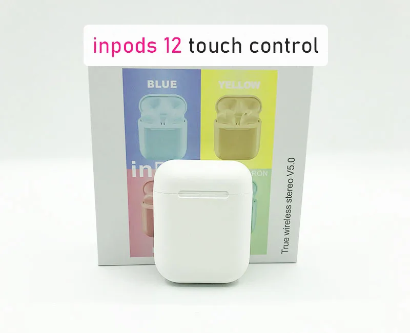 I18 inpods 12 i14 TWS Беспроводные Мини Bluetooth наушники i12 i9s tws стерео гарнитуры наушники для IOS Andorid смартфона
