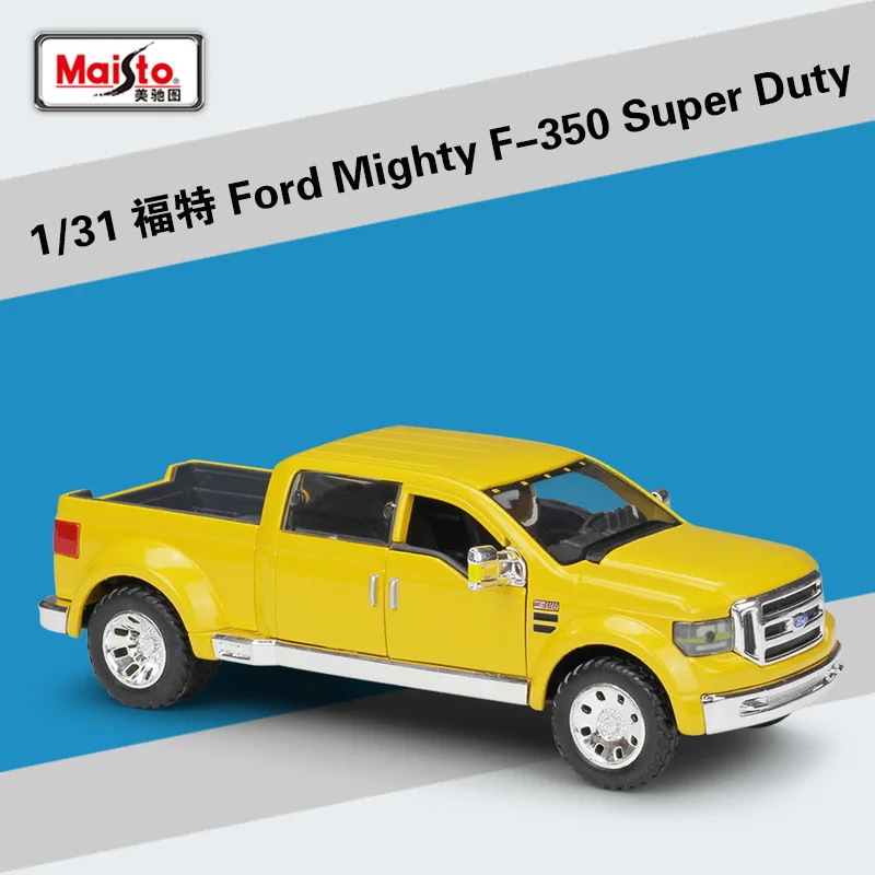 Maisto 1:31 Ford Mighty F-350 Super Duty моделирование сплава Модель автомобиля коллекция Подарочная игрушка - Цвет: Ford F350