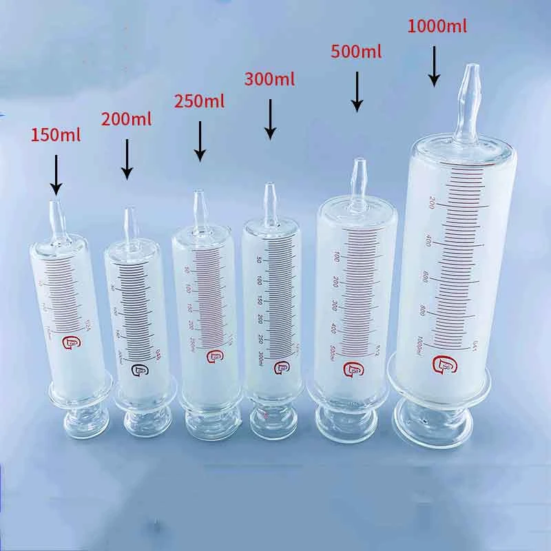 koken Monografie lichtgewicht Glas Spuiten Groot Kaliber Glas Klysma Worst Apparaat Luchtdichtheid Glas  Sample Extractor Injector 150Ml/200Ml/300Ml/500Ml|Hondenvoer| - AliExpress