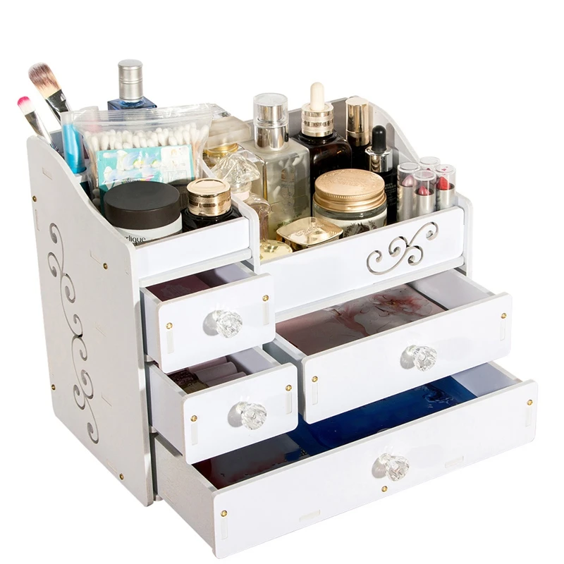 Plastic Make Up Organizer Jewelry Container Diy Waterproof Storage Box Cosmetic Container Jewelry Case Storage Organizer