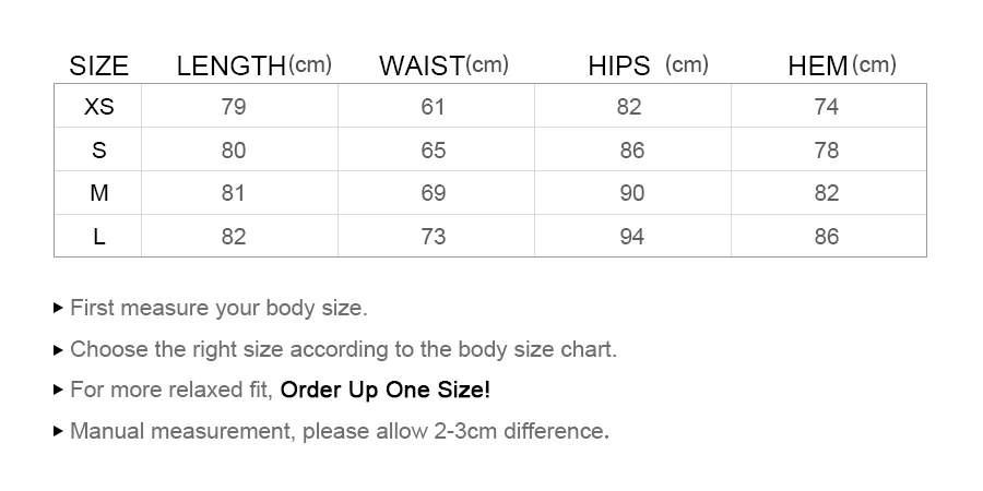 size chart GAI