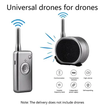 

1Set Universal Wireless Speaker Remote Control Loud Drone Megaphone USB Charging Spare Parts for Drone Accessories