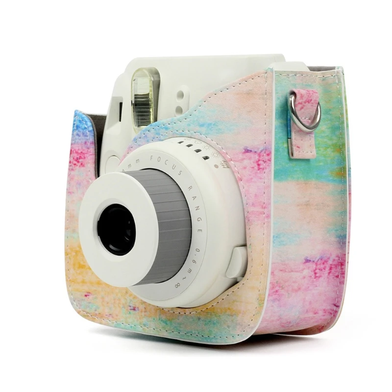 Чехол из искусственной кожи для камеры Fujifilm Instax Mini 8/8+/9