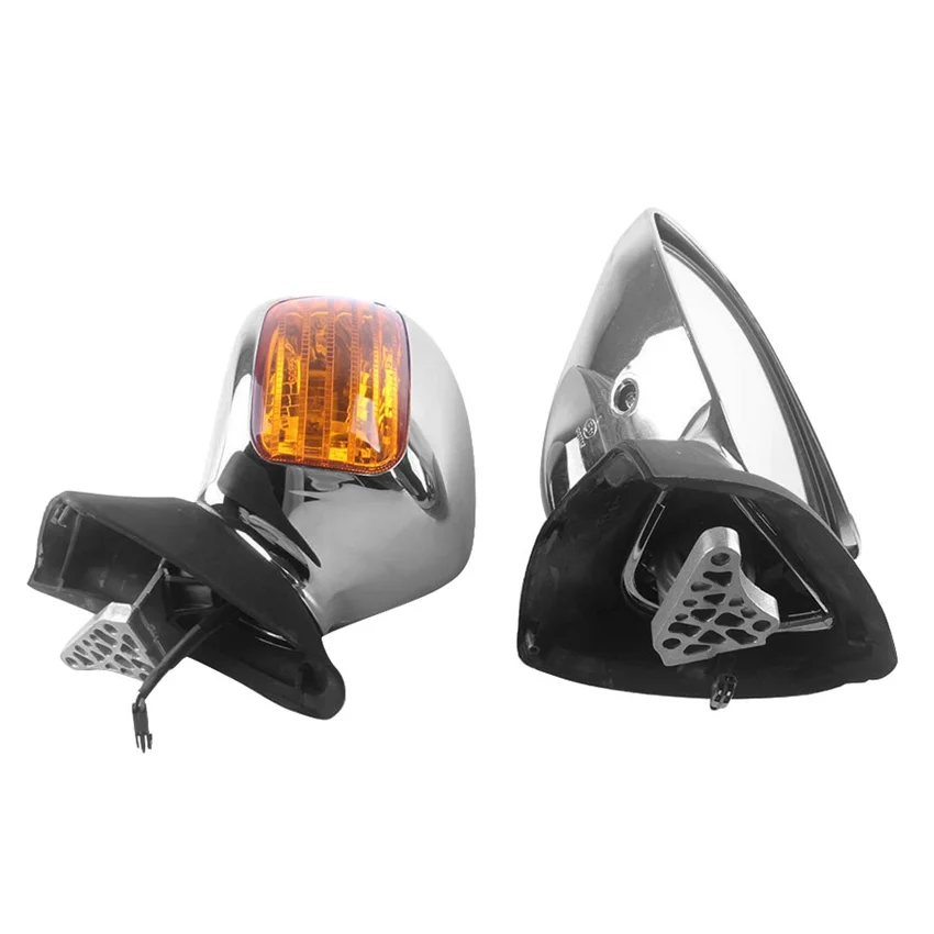 For Honda Goldwing GL1800 2001-2011 2002 2003 2004 2005 2006 2007 2008 2009 2010 ABS Rear View Mirror w/LED
