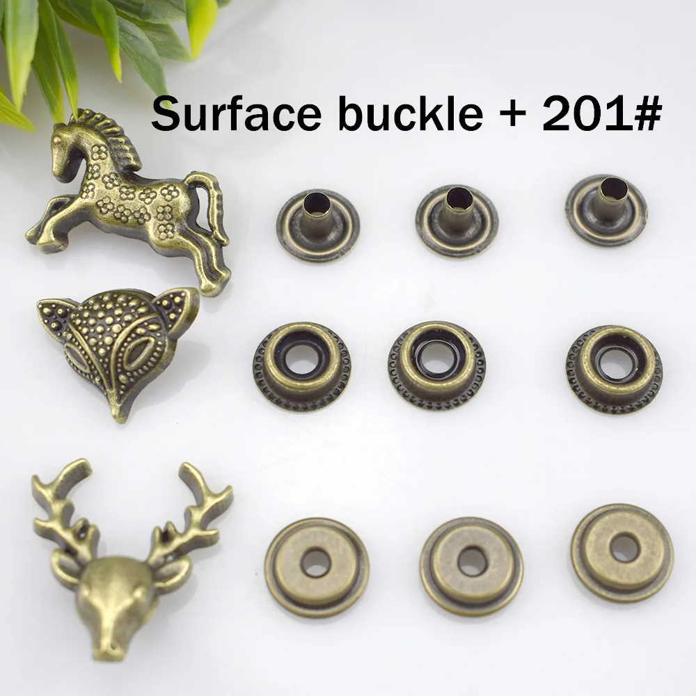 10 комплектов искусственная кожа Meetee аксессуары для одежды 201 #|snap fastener|button snap