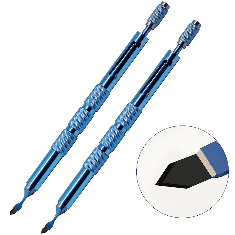1set black Diamond elbow double lancet blade Keratome Ophthalmic knives |