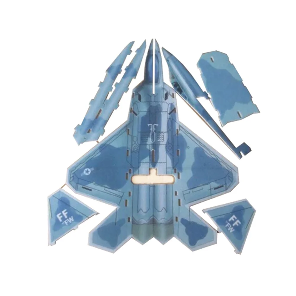 F22 650 мм размах крыльев PP RC самолет фиксированный комплект крыла