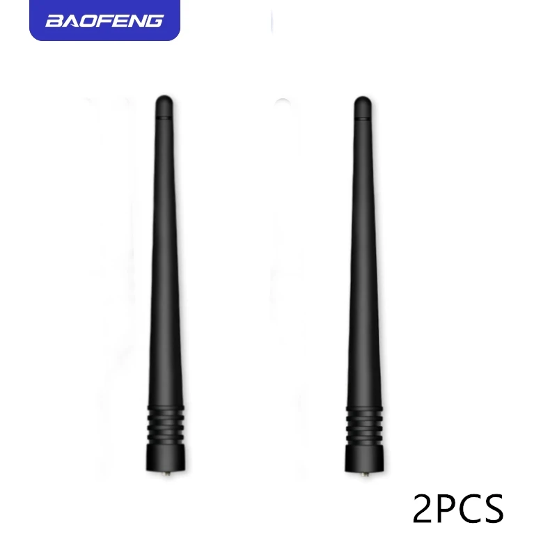 2PCS 2 шт. BAOFENG UV-5R антенна Dual Band Uhf Vhf цифровой иди и болтай walkie talkie антенна SMA-F для BAOFENG UV-5R 5RA 5RE - Цвет: 2PCS