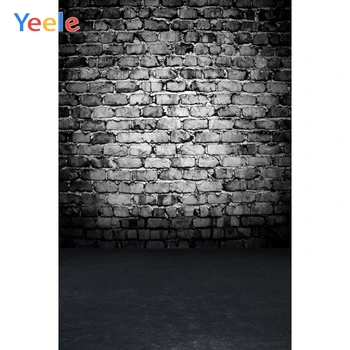 

Yeele Dark Brick Wall Wooden Floor Grunge Portrait Photography Backgrounds Customized Photographic Backdrops for Photo Studio