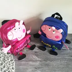 Свинка Пеппа детская школьная сумка рюкзак для детей дошкольного возраста сумка на плечо мягкие животные Плюшевые игрушки Дети День