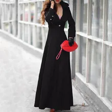 Woman Jackets Winter Trench Coat Female Feminine Fashion Lapel Slim Coat Trench Jacket Long Parka Overcoat Outwear
