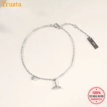 ElfoPlataSi стерлингового серебра 925 ослепительный хвост русалки браслет cz для женщин жена Девушки Леди прекрасное Серебро S925 ювелирные изделия ED433