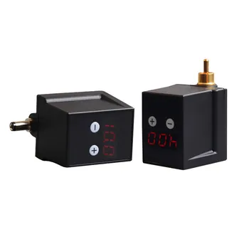 

Pro 1Pcs Mini Wireless Tattoo Power Supply Portable LCD Screen RCA/DC Connector For Cartridge Tattoo Pen Machine Tattoo Supplies