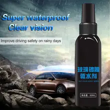 60 мл лобовое стекло автомобиля анти-дождь агент Водонепроницаемый непромокаемый Анит-туман спрей автомобиля зеркало заднего вида стекло покрытие