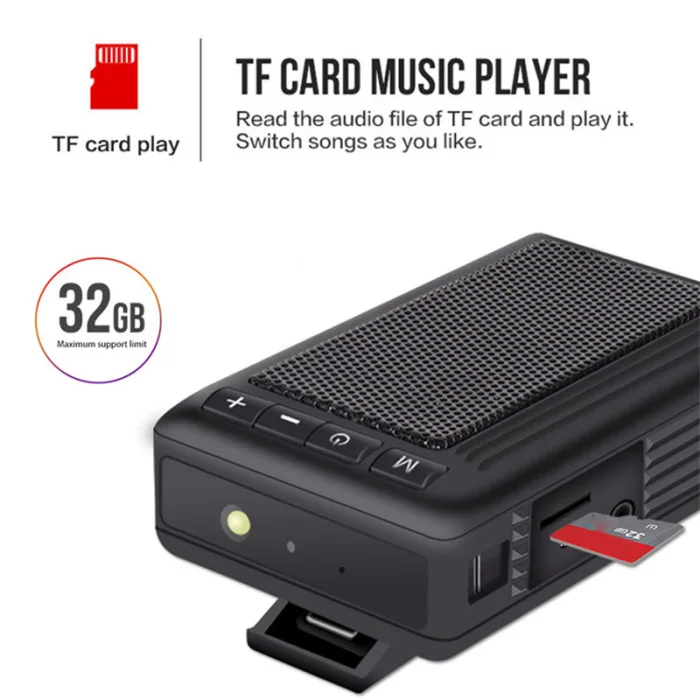 Портативный фонарик Bluetooth динамик водонепроницаемый поддержка tf-карты для наружных прогулочные, скальные OD889