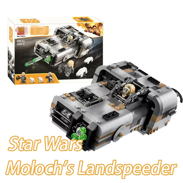 

Bela 10911 Star Wars Series Moloch's Landspeeder Moloch Rebolt Building Block 426pcs Bricks Toys Gift For the Children 75210