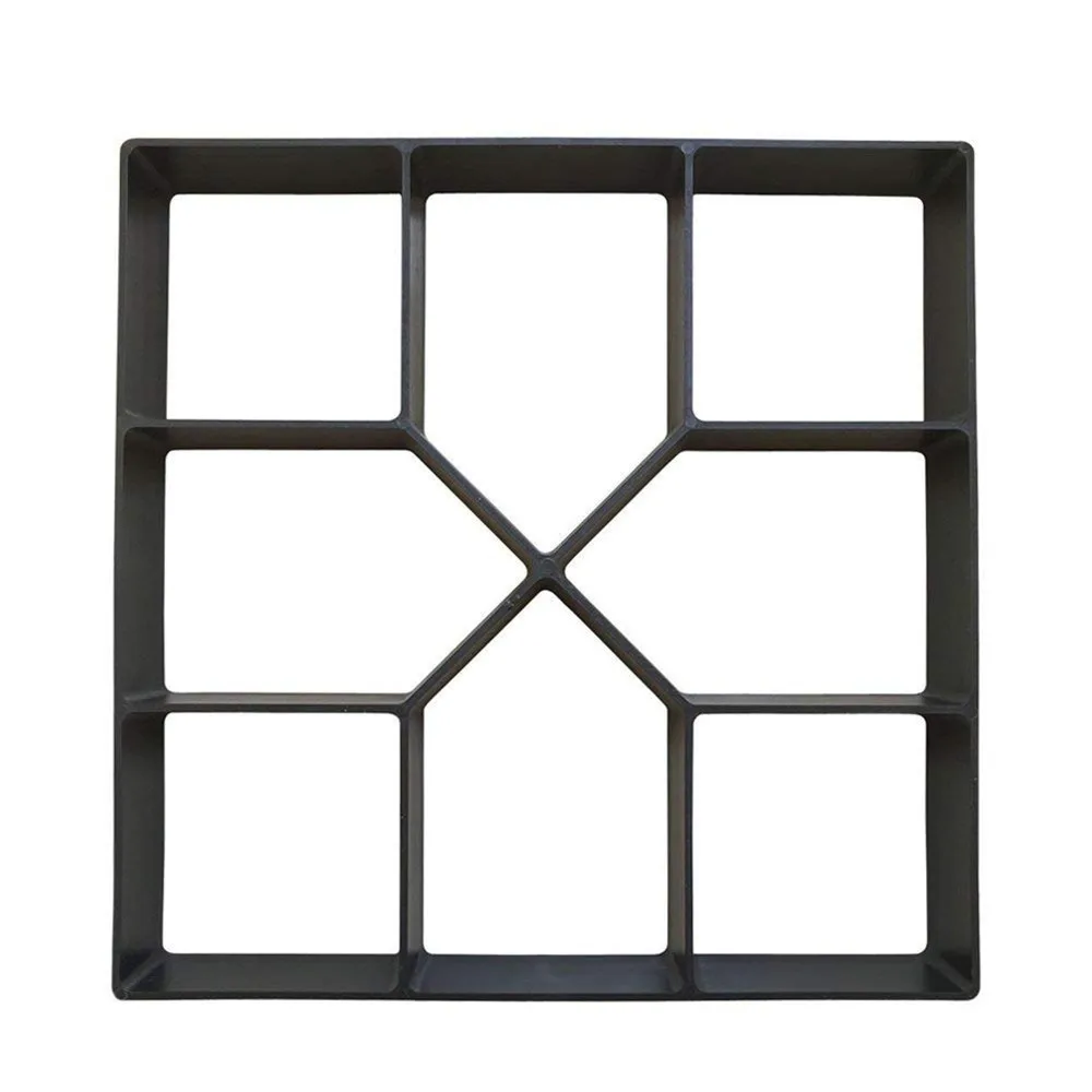 Model 5(40x40x4cm) 12 стилей, многоразовые формы для изготовления бетонных дорожек, шаговый камень, асфальтоукладчик, газон, патио, двор, сад, сделай сам, тротуар, тротуарная плитка, плесень - Цвет: Model 5(40x40x4cm)