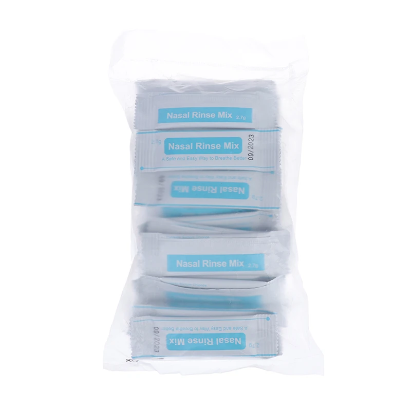 Limpiador Nasal para adultos, set de 40 unidades de enjuague Nasal, mezcla  de sal, alivio de rinitis alérgica, Protector de cavidad Nasal, irrigación,  2,7g - AliExpress