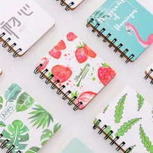 Модный Мини-блокнот с фламинго, канцелярские принадлежности для студентов и простой портативный блокнот, многофункциональные школьные принадлежности