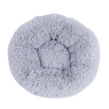 

Plush Pet Bed,Dog Cat Round Warm Cuddler Kennel Soft Puppy Sofa, Cat Cushion Bed Sleeping Bag Orthopedic Relief and Improved Sle