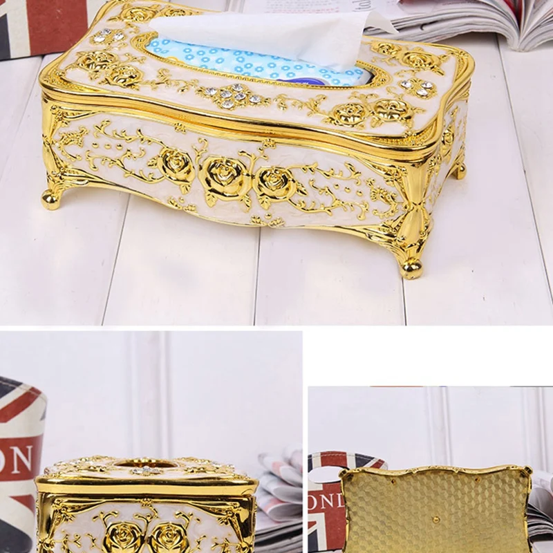  Luxury European Plastic Tissue Box Ktv Handkerchief Toilet Paper Holder