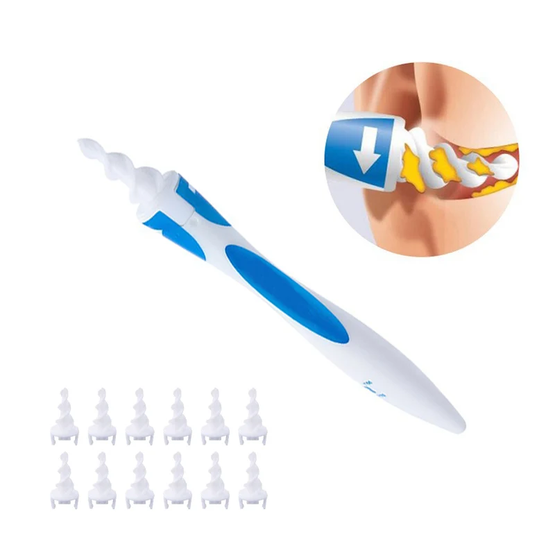 Spiral-Tool Cleaning-Tools Replacement-Heads Easy-Swab Twist-Ear-Cleaner Clean-Ear-Machine