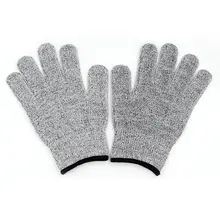 1 пара рабочих защитных перчаток защита из нержавеющей стали проволока резки металлической сетки мясника анти-резки дышащие перчатки