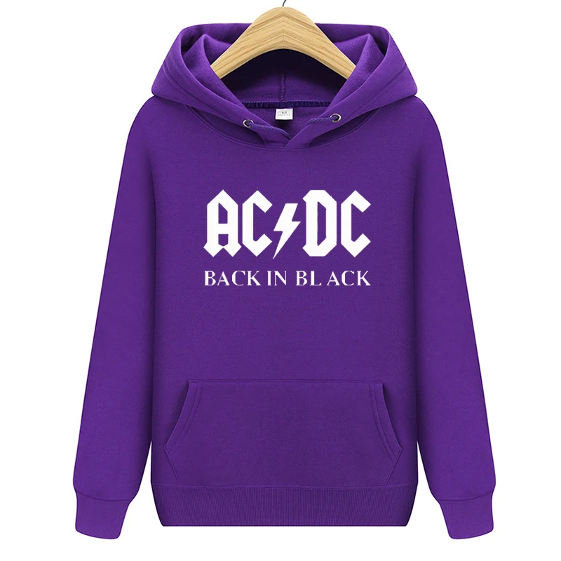Новинка 24 дизайна Толстовка ACDC AC/DC Австралийский жесткий рок толстовки Панк sudadera уличная флисовая куртка верхняя одежда