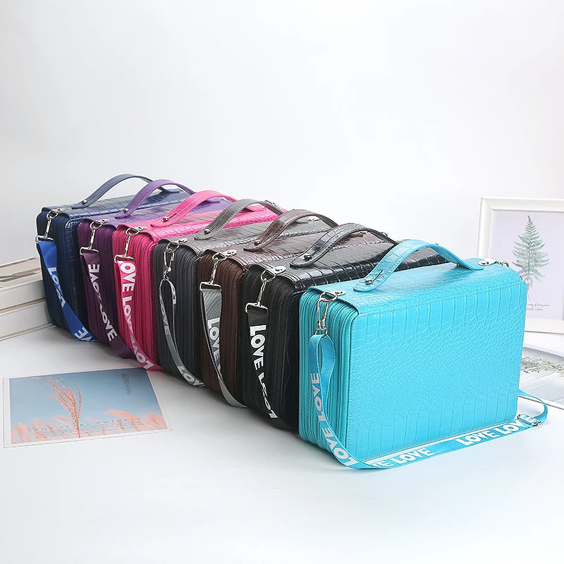 200/252 Slots Pencil Case School Pencilcase for Girls Boys Penal Large Pen Box Stationery Bag Big Cartridge Pencilhold Pouch Kit |