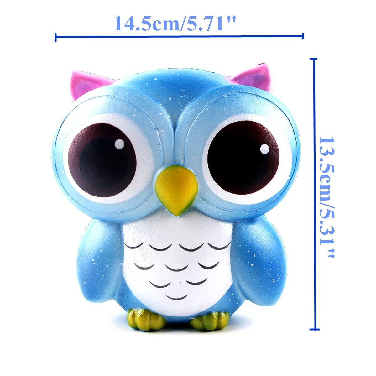 13,5*12,5 см мягкие медленно растущие игрушки сова Jumbo мультфильм Радуга Оригинальные ремни Ароматические дети снимают стресс подарок